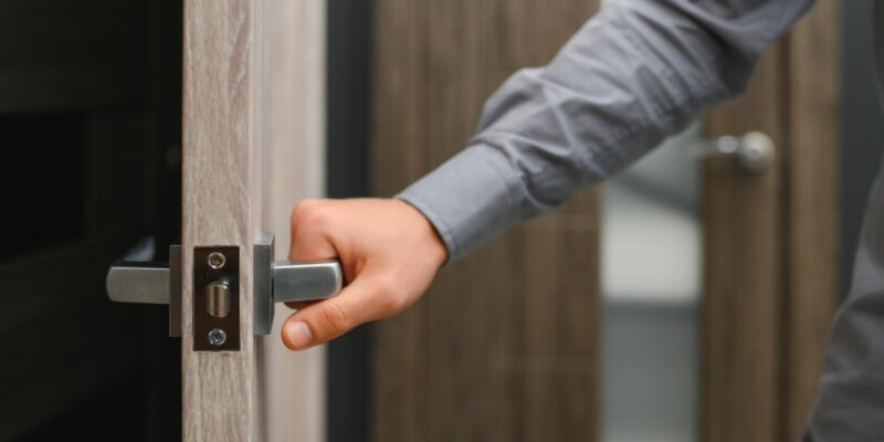 Doors,Are,Sold,At,A,Hardware,Store.,Choosing,Doors,For