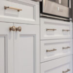 White,Kitchen,Built,With,Shaker,Style,Cabinets.,Shows,Cabinet,Details